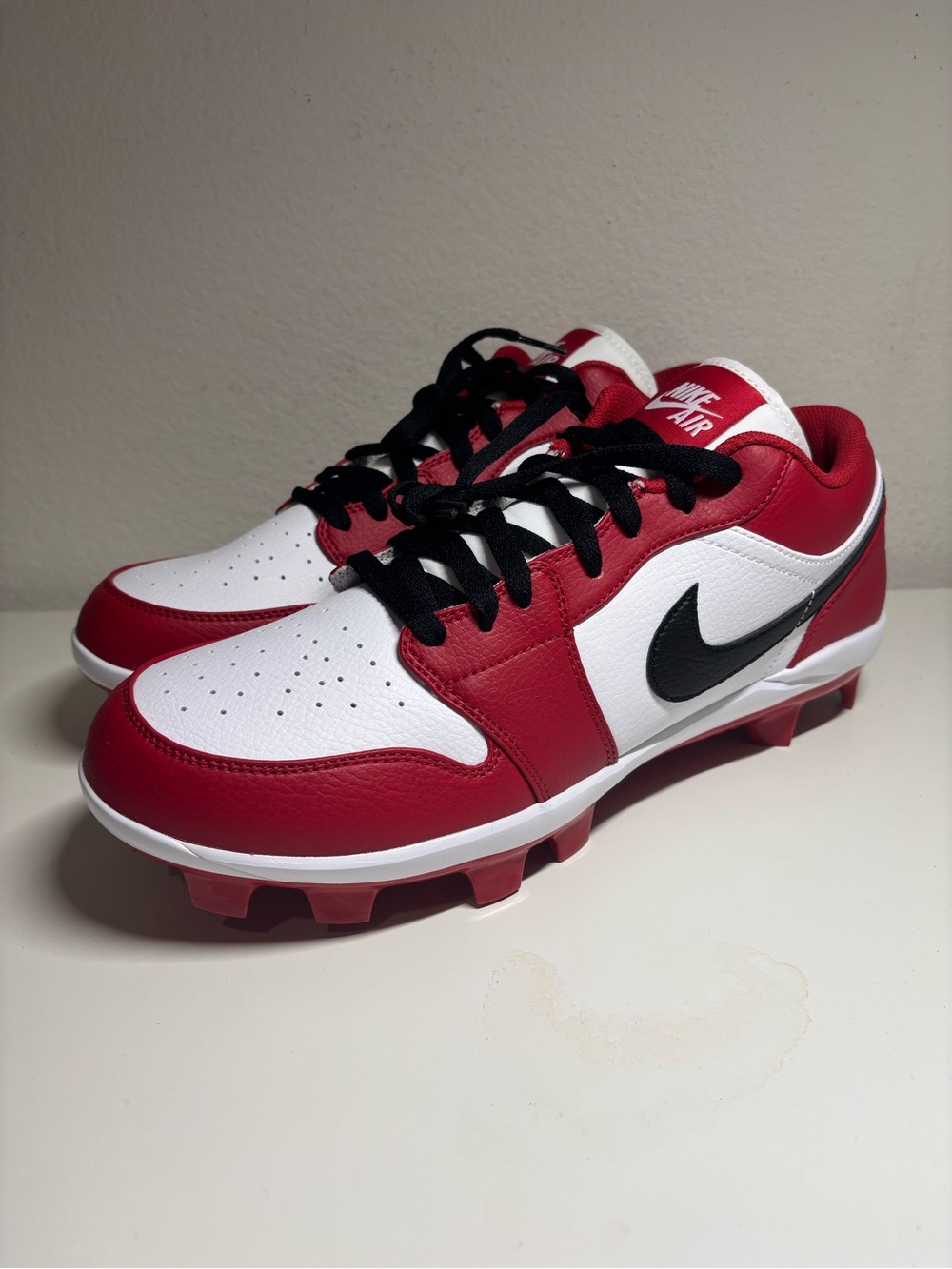 NEW Air Jordan 1 Retro MCS Low Chicago Baseball Cleats Mens Size 12